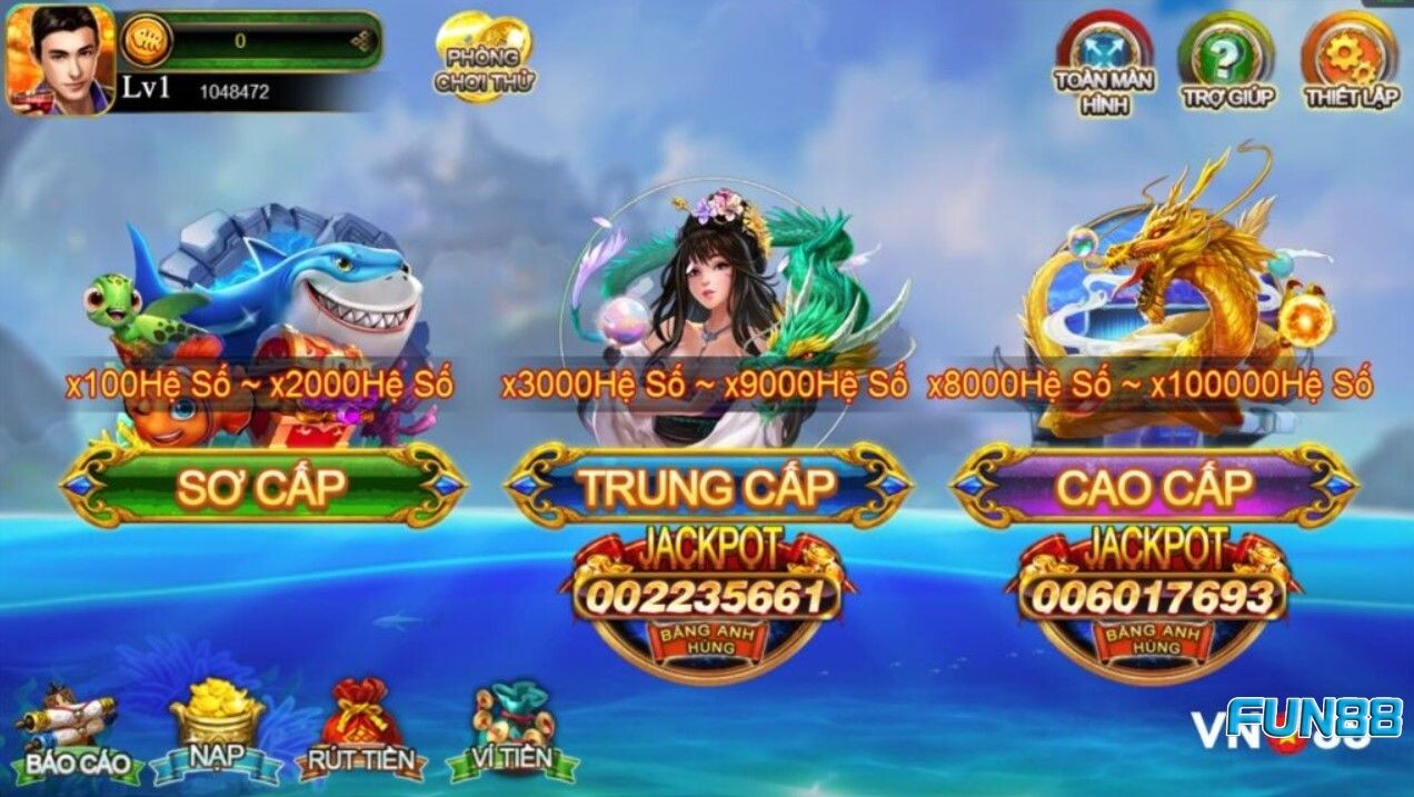 Luật của game bắn cá tương tự như nhiều sản phẩm game khác